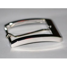 Elegant Leather Smooth Alloy Pin Buckle Reversible belt Buckle